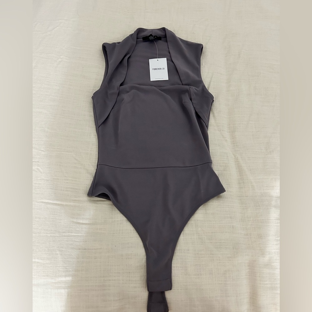 Forever 21 Charcoal Kids Bodysuit